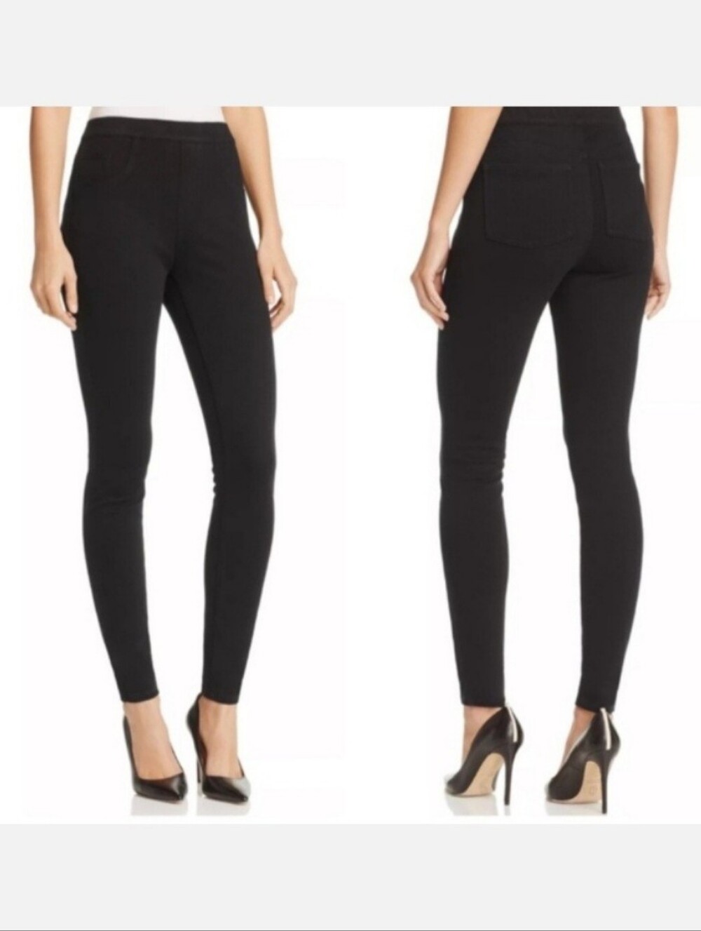 Spanx black Jean-ish ankle leggings M